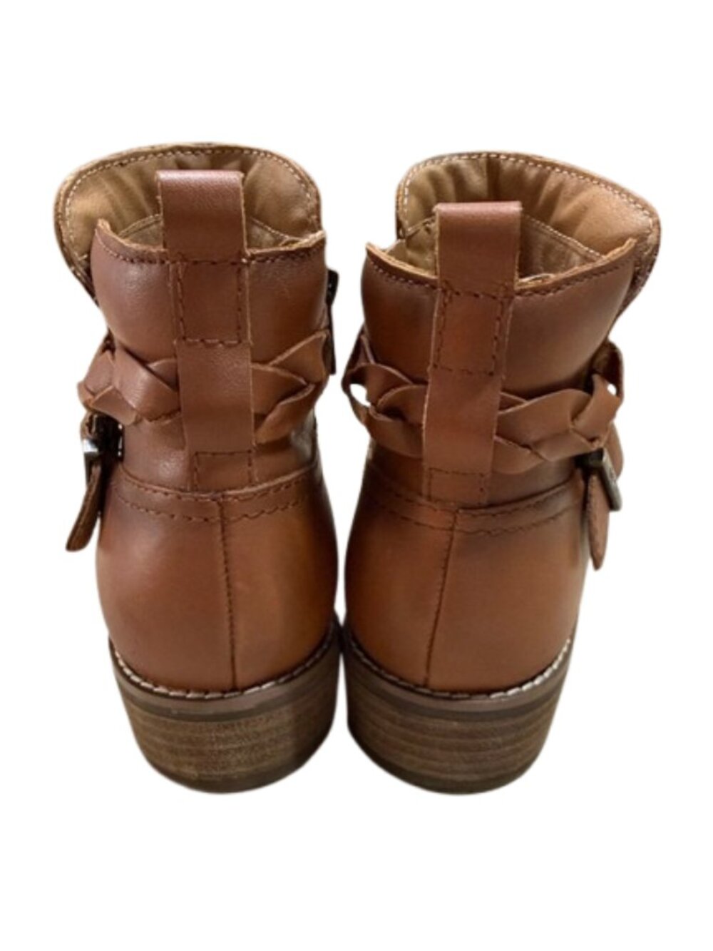 Earth Leather Brown Boots – Women's Size 7 - Picture 3 of 8